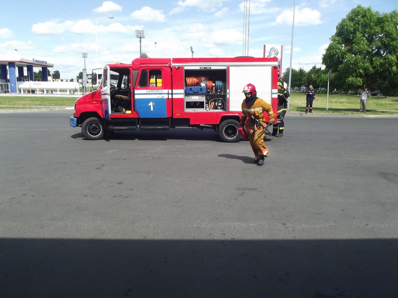 учения ГРОЧС на АЗС Солигорск