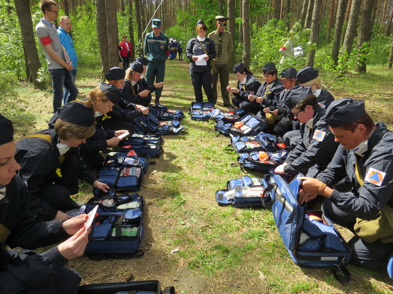 соревнования по санитарным дружинам Солигорск