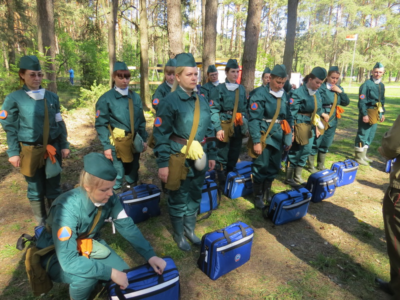 соревнования по санитарным дружинам Солигорск