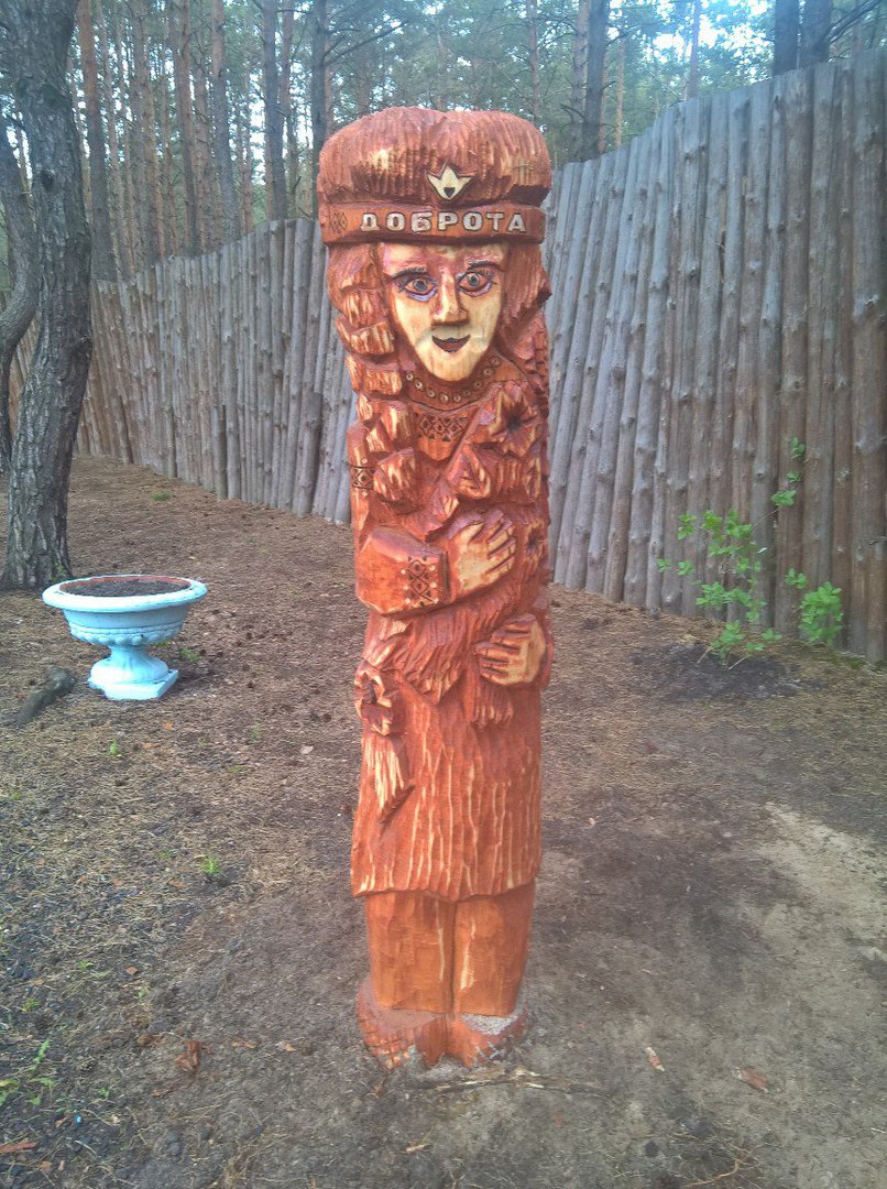 деревянные скульптуры Тихая заводь