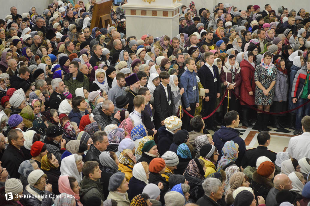 открытие собора Солигорск