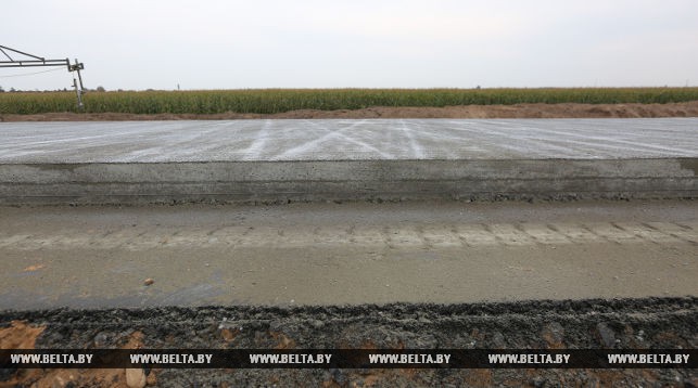 Белорусские дороги, покрытие из тяжелого бетона