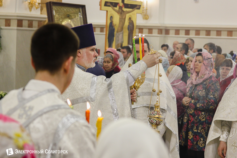 пасхальное богослужение собор Солигорск