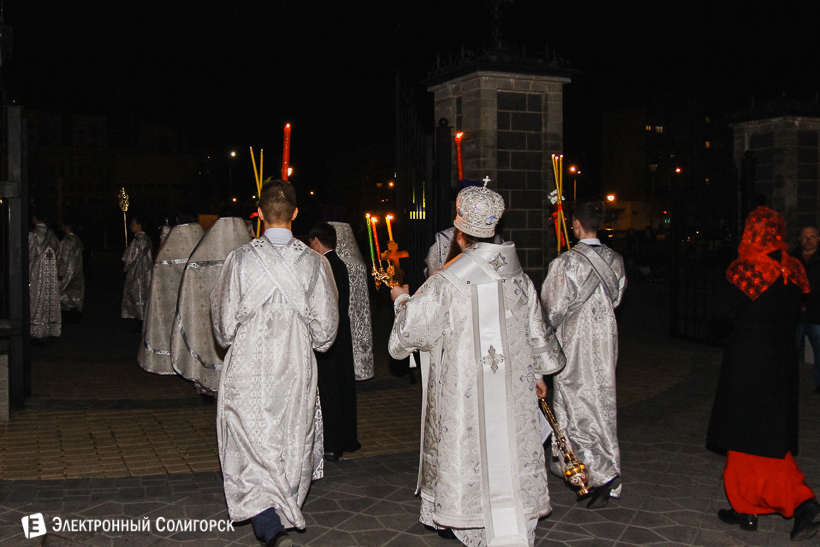 пасхальное богослужение собор Солигорск