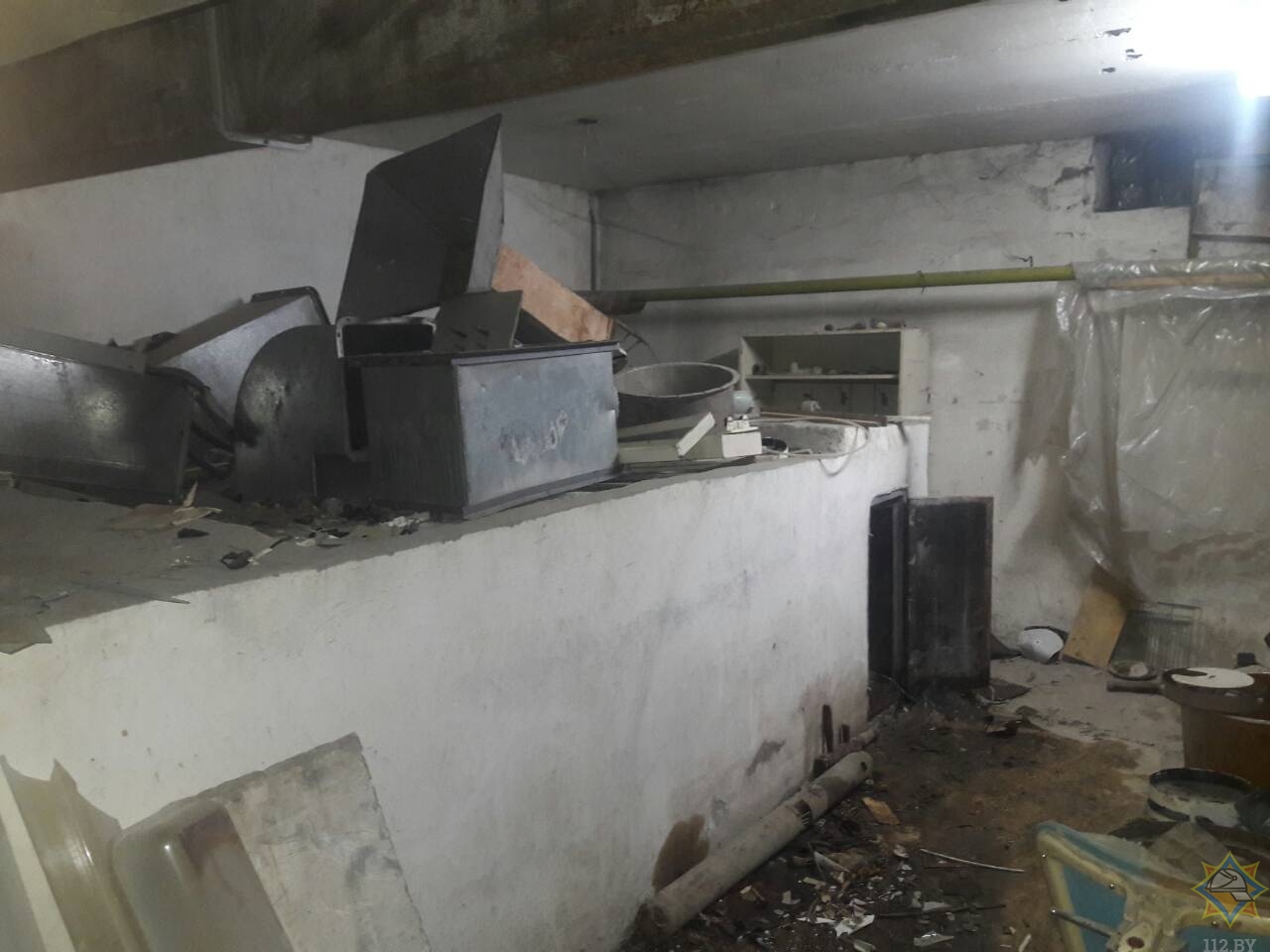 пожар Солигорск больница