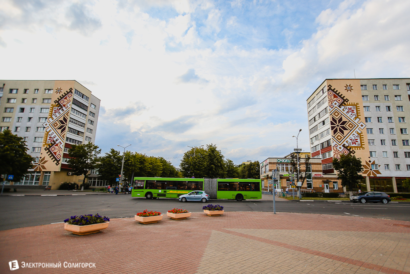 дома с орнаментом Солигорск