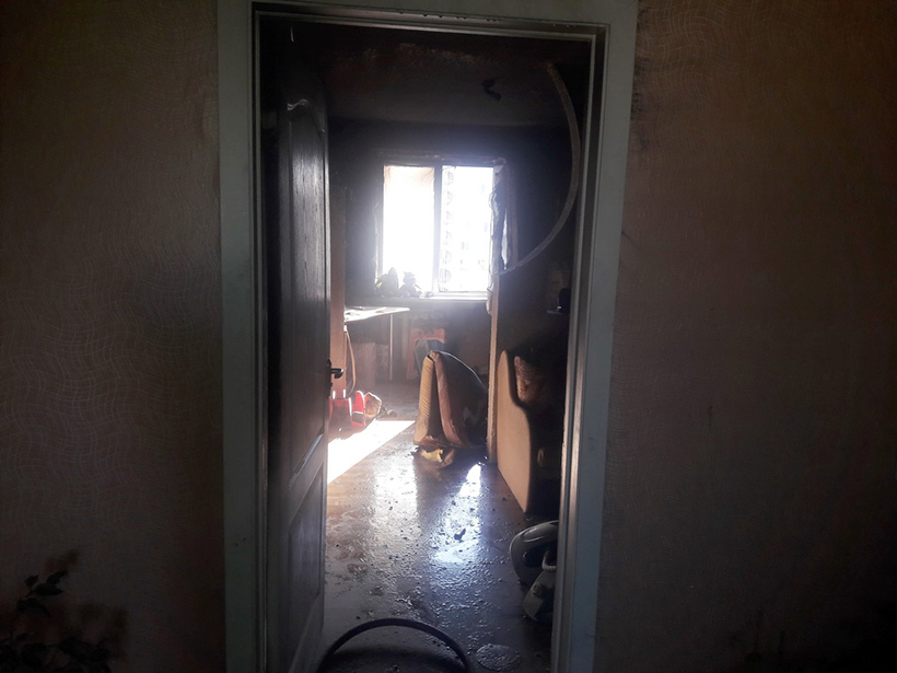 пожар солигорск дом