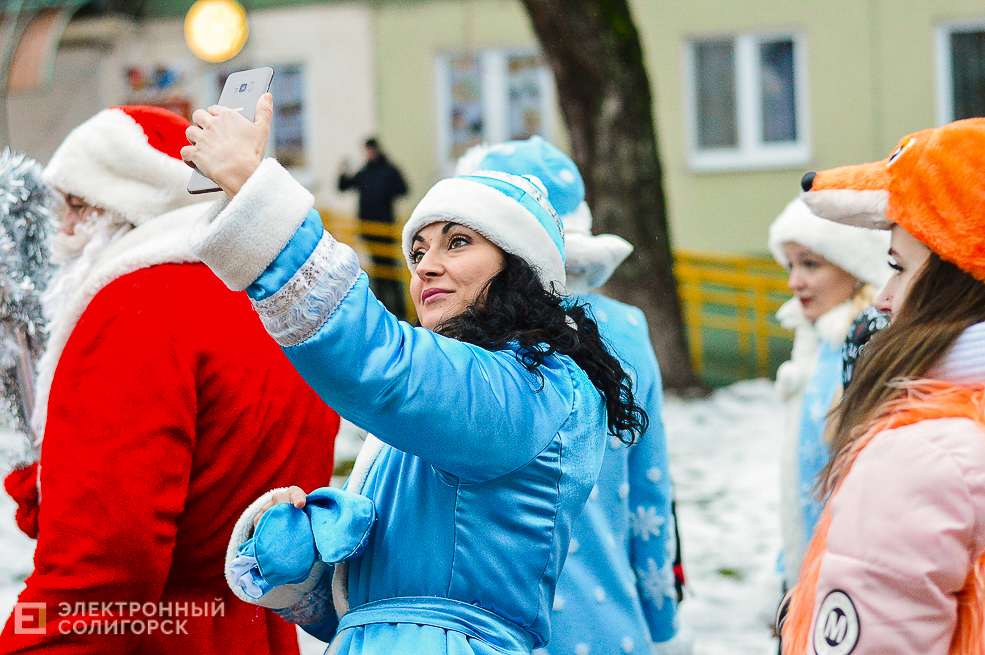 парад дедов морозов солигорск