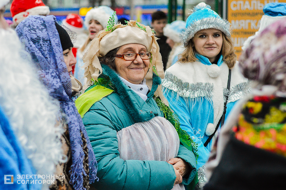 парад дедов морозов солигорск