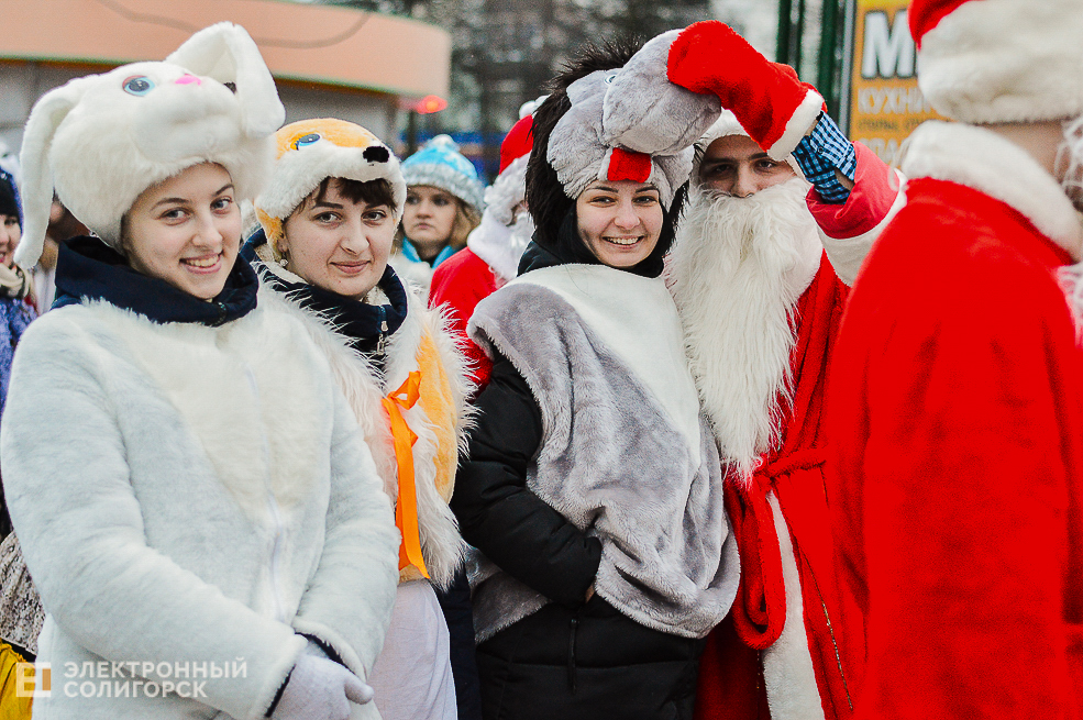 парад дедов морозов солигорск