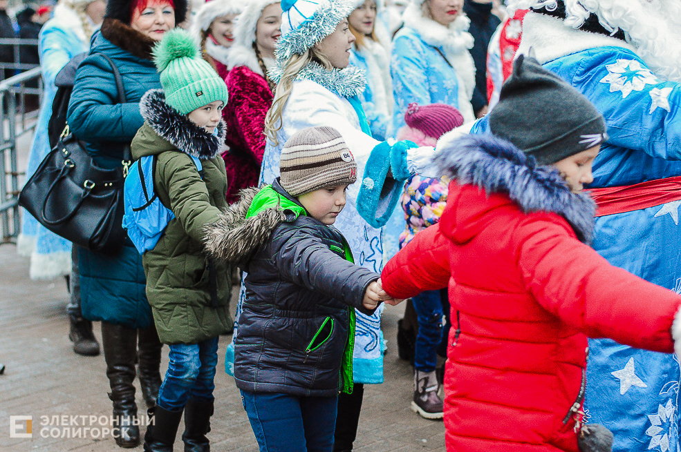парад дедов морозов солигорск