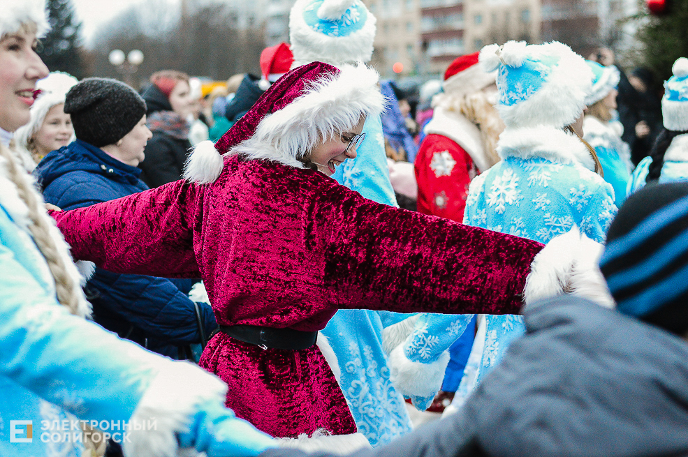 парад дедов морозов солигорск