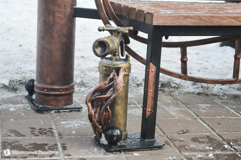 скамейка МЧС Солигорск