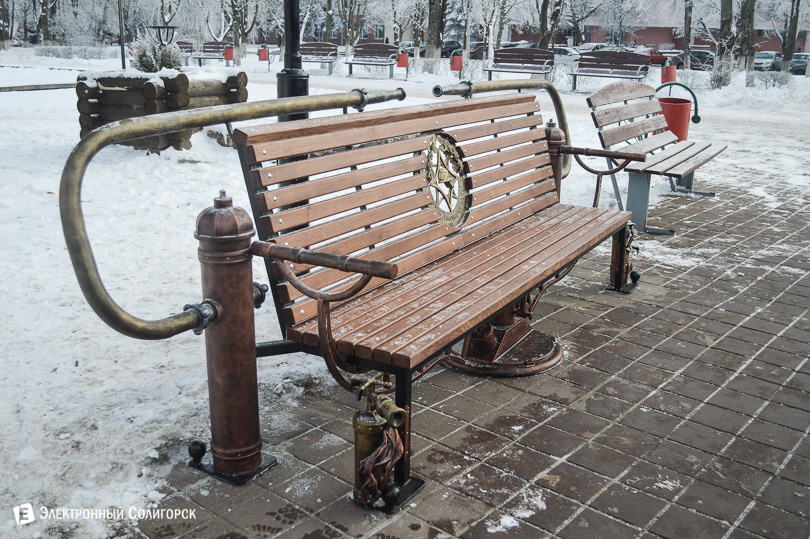 скамейка МЧС Солигорск