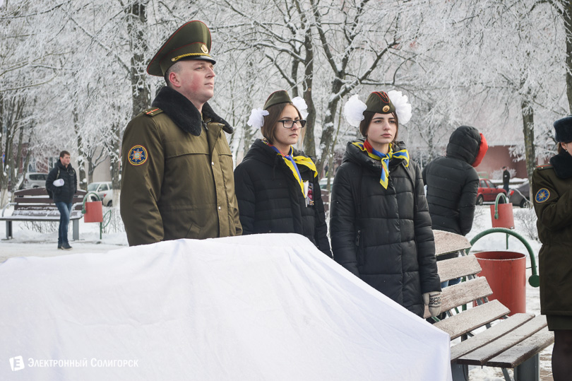 скамейка МЧС Солигорск