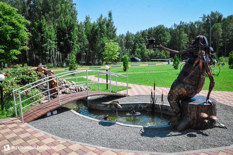 скульптура водяной Солигорск