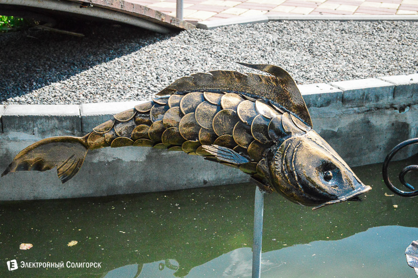скульптура водяной Солигорск
