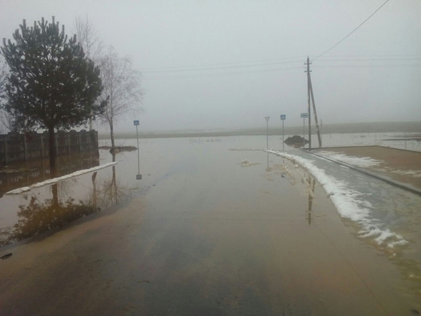 подтопления домов Солигорск