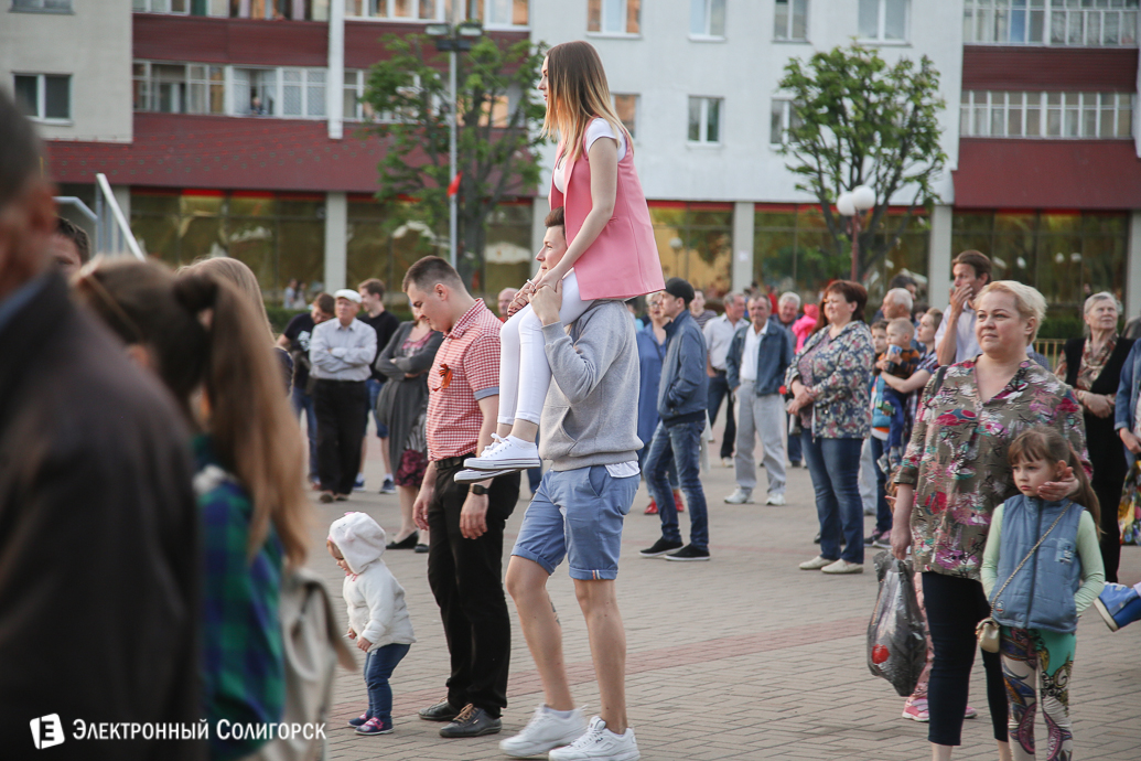 салют Солигорск День Победы