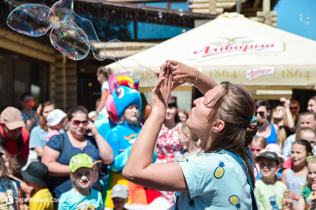 шоу пузырей Солигорск