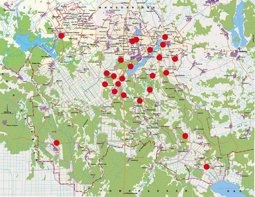 карта клещи солигорский район