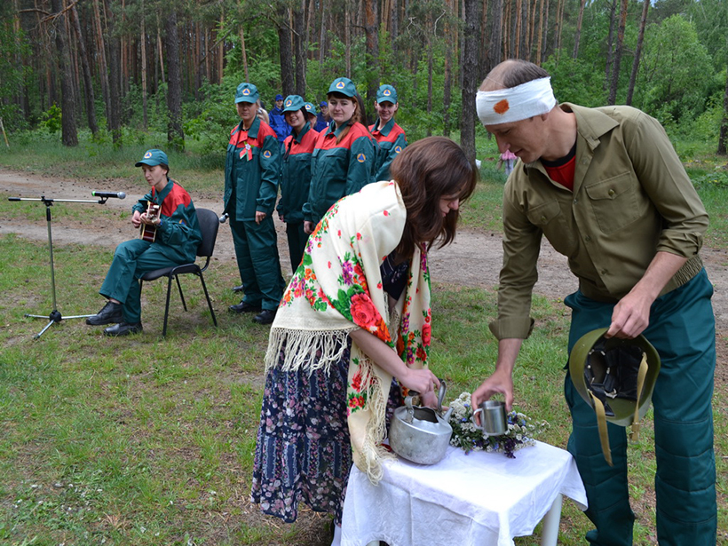 соревнования санитарных дружин Солигоск