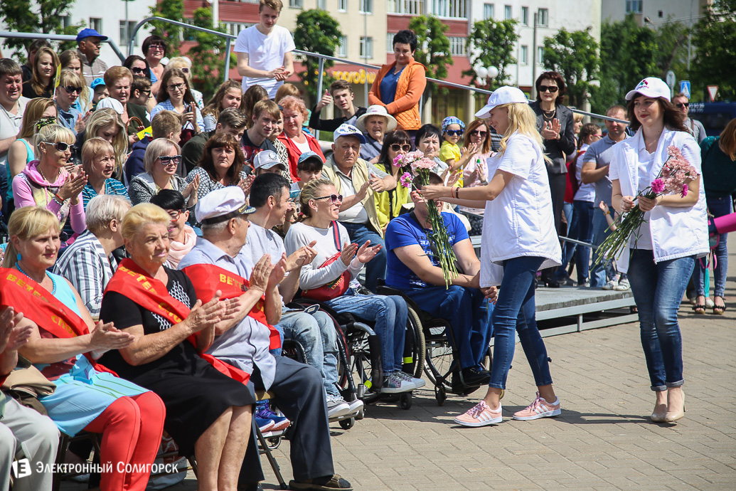 шествие спортсмены Солигорск