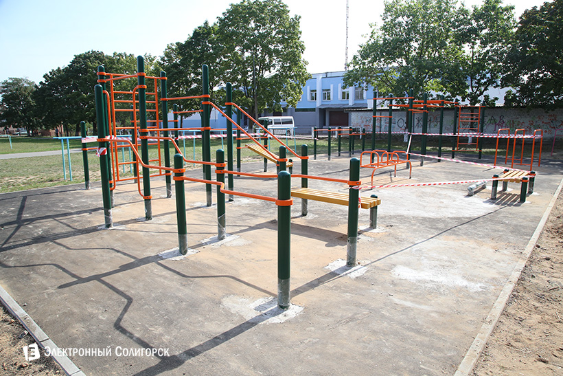 воркаут площадка солигорск