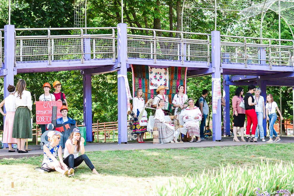 живые скульптуры солигорск