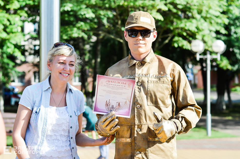 живые скульптуры солигорск