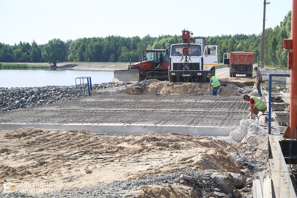 дамба солигорск ремонт