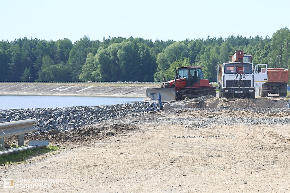 дамба солигорск ремонт