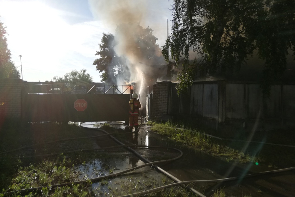 пожар старобин