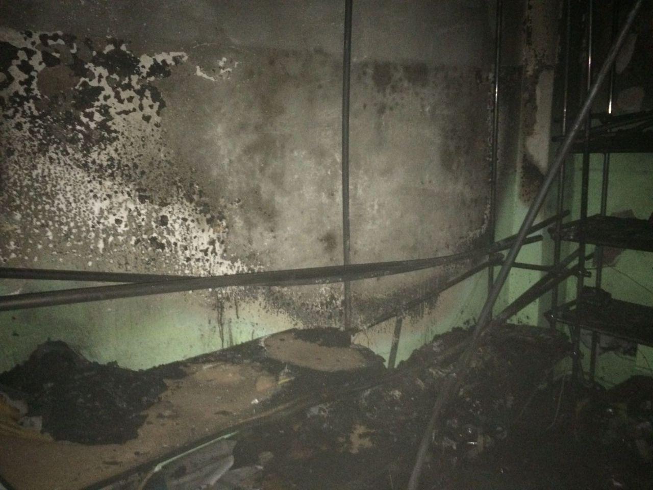 Пожар в Солигорске