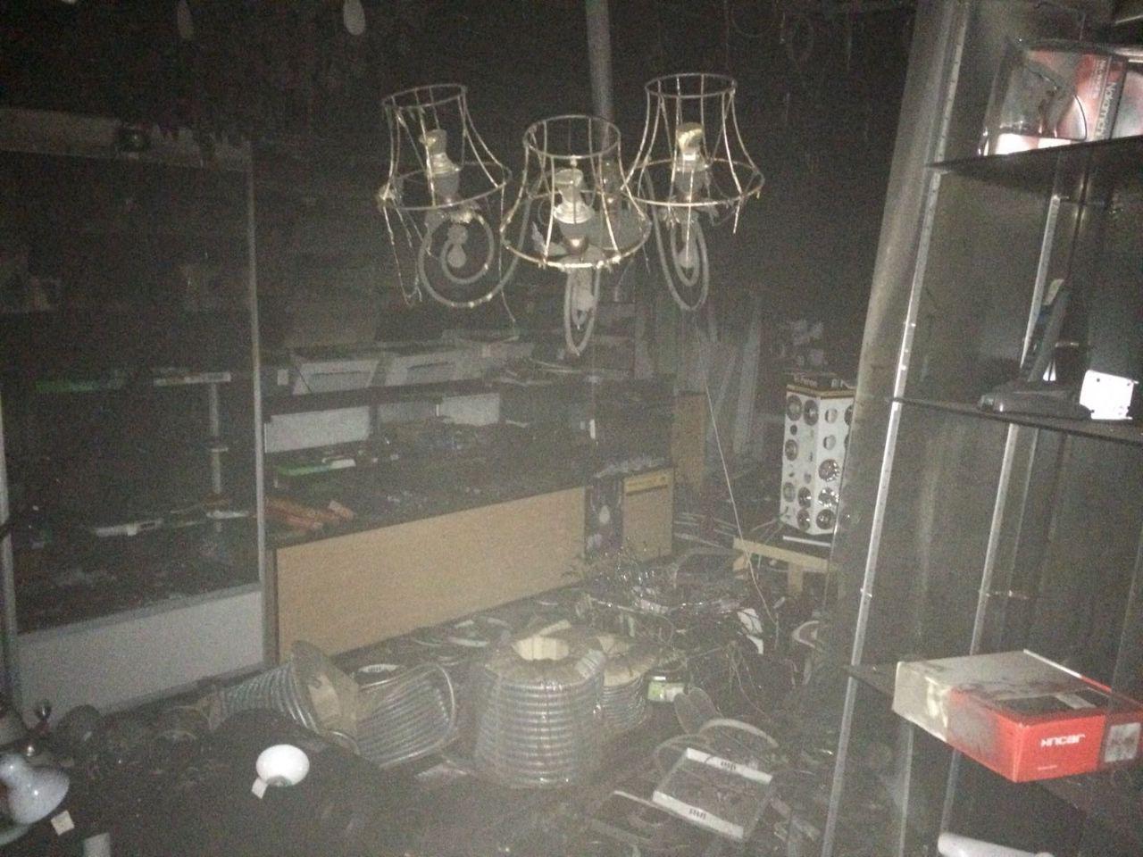 Пожар в Солигорске