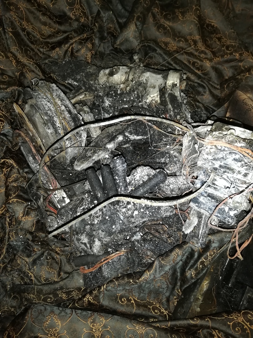 Пожар на Парковой в Солигорске