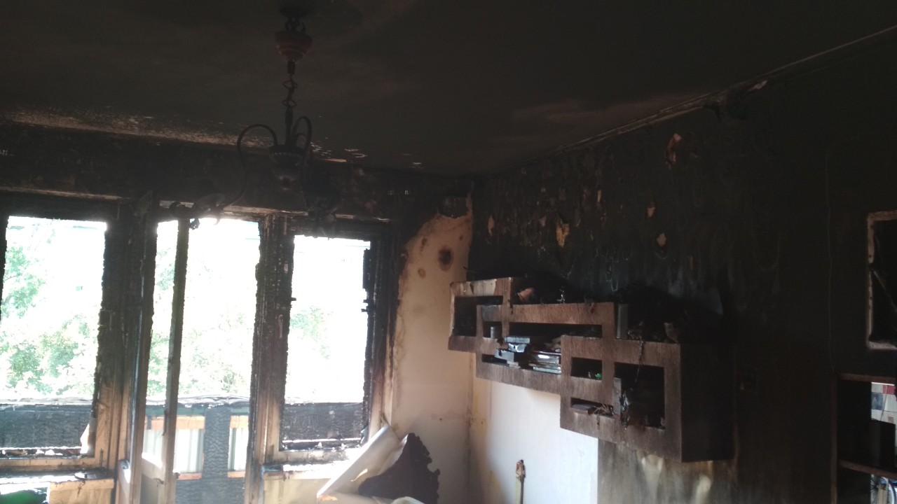 Пожар в квартире в Солигорске