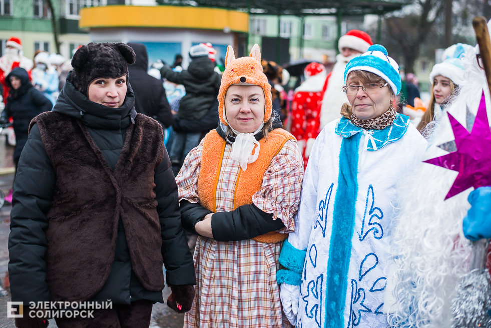 шествие дедов морозов