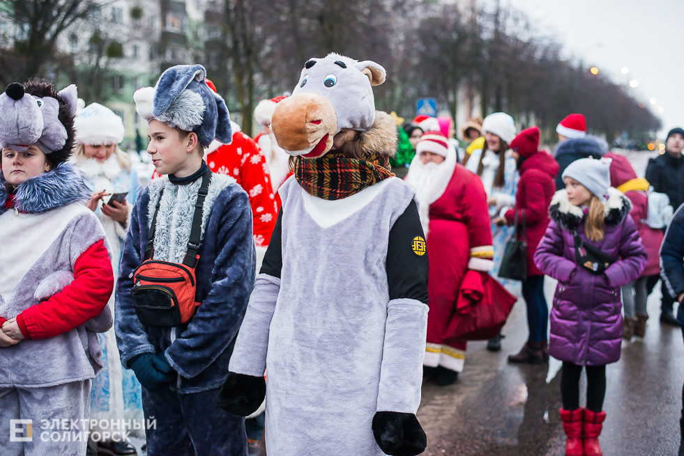 шествие дедов морозов