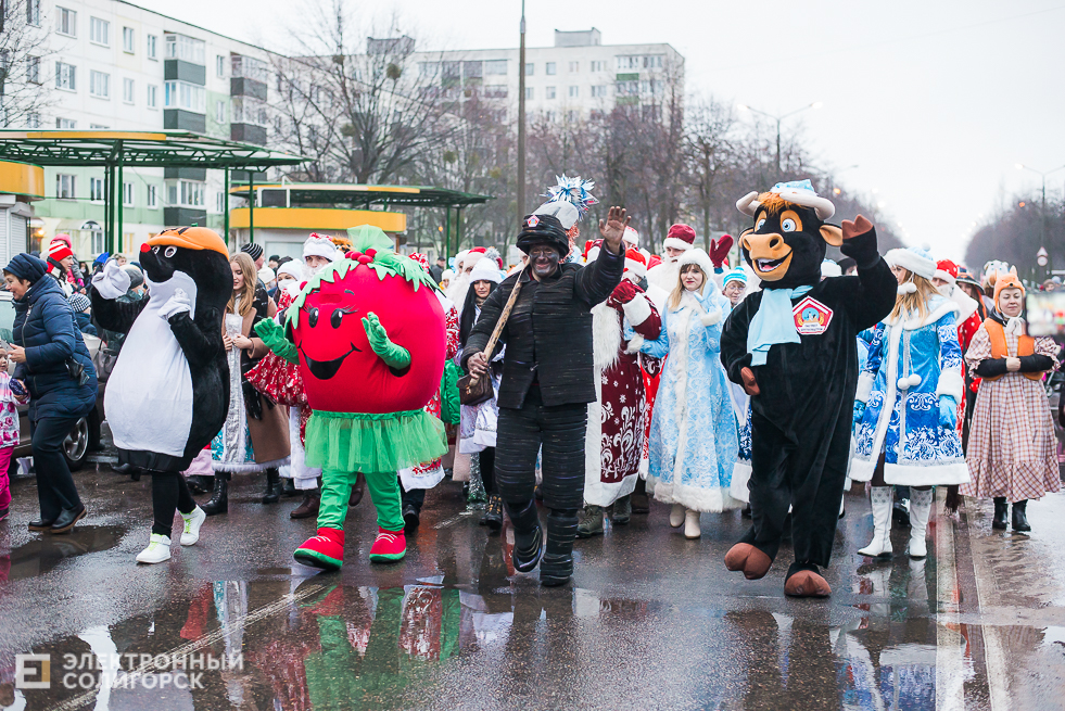 шествие дедов морозов