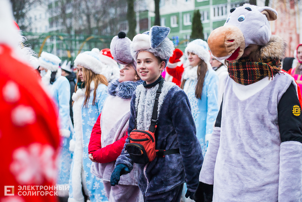 шествие дедов морозов