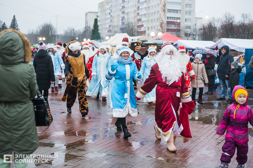 шествие дедов морозов