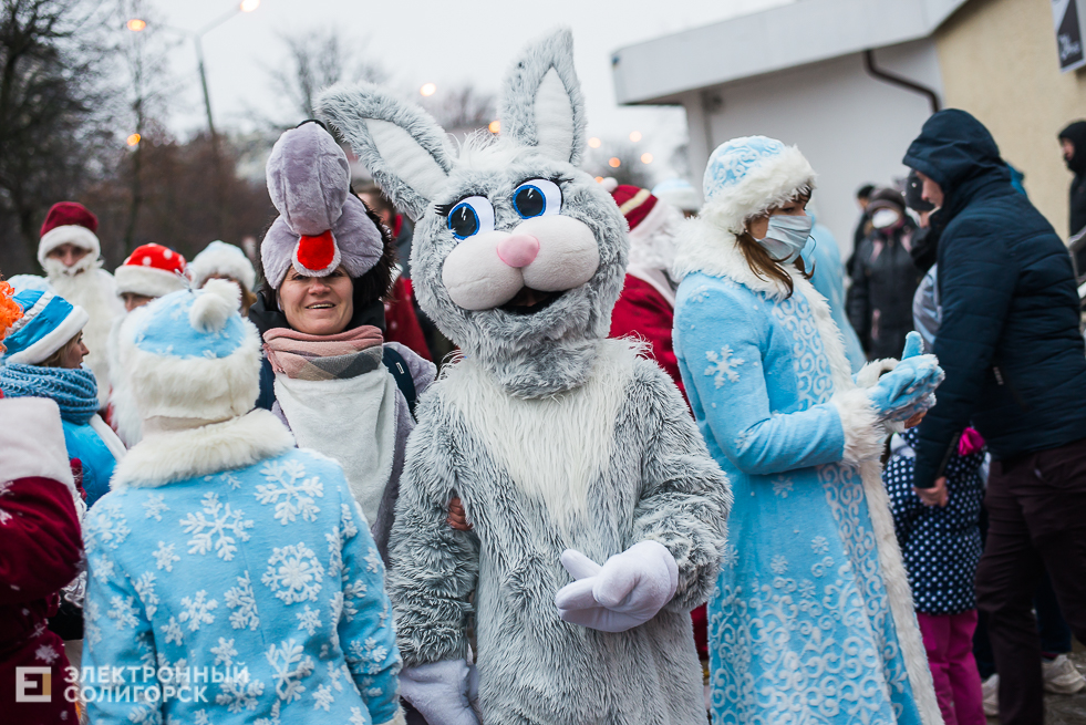 шествие дедов морозов