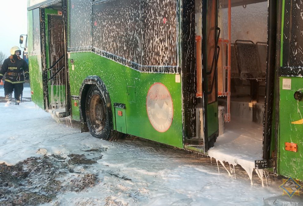 солигорск пожар автобус