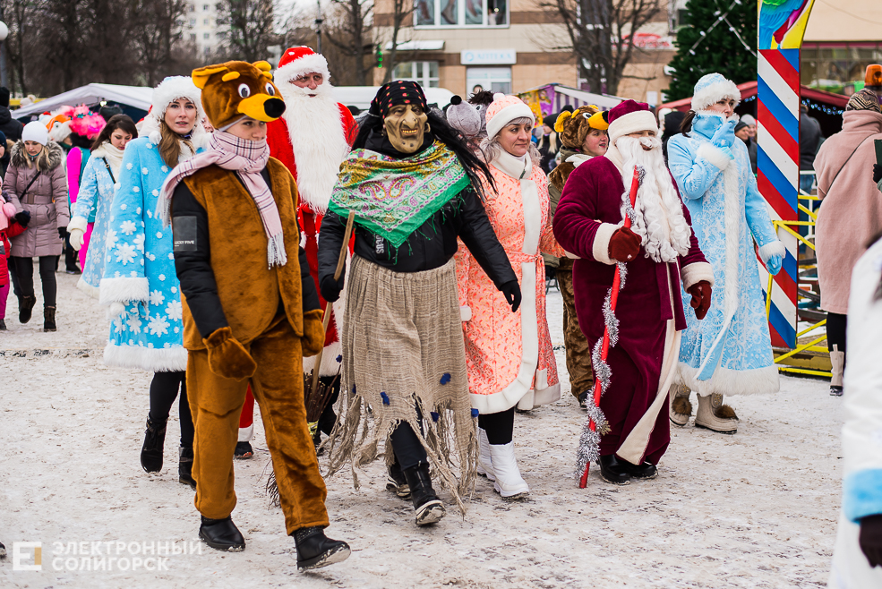 парад дедов морозов