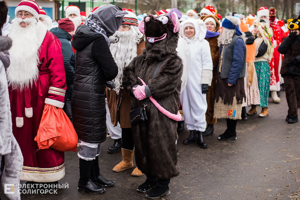 парад дедов морозов