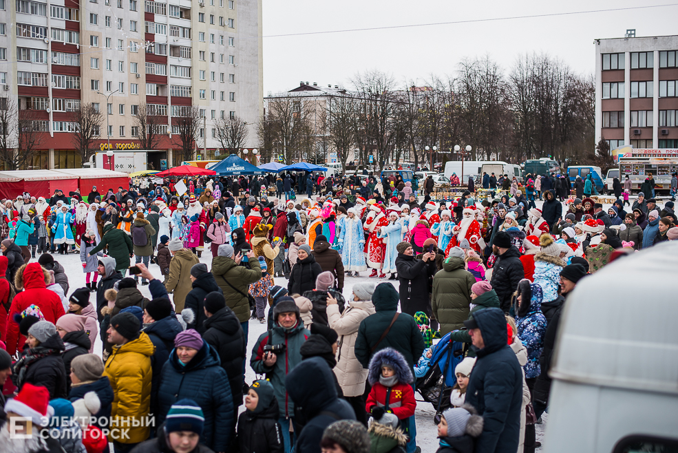 парад дедов морозов