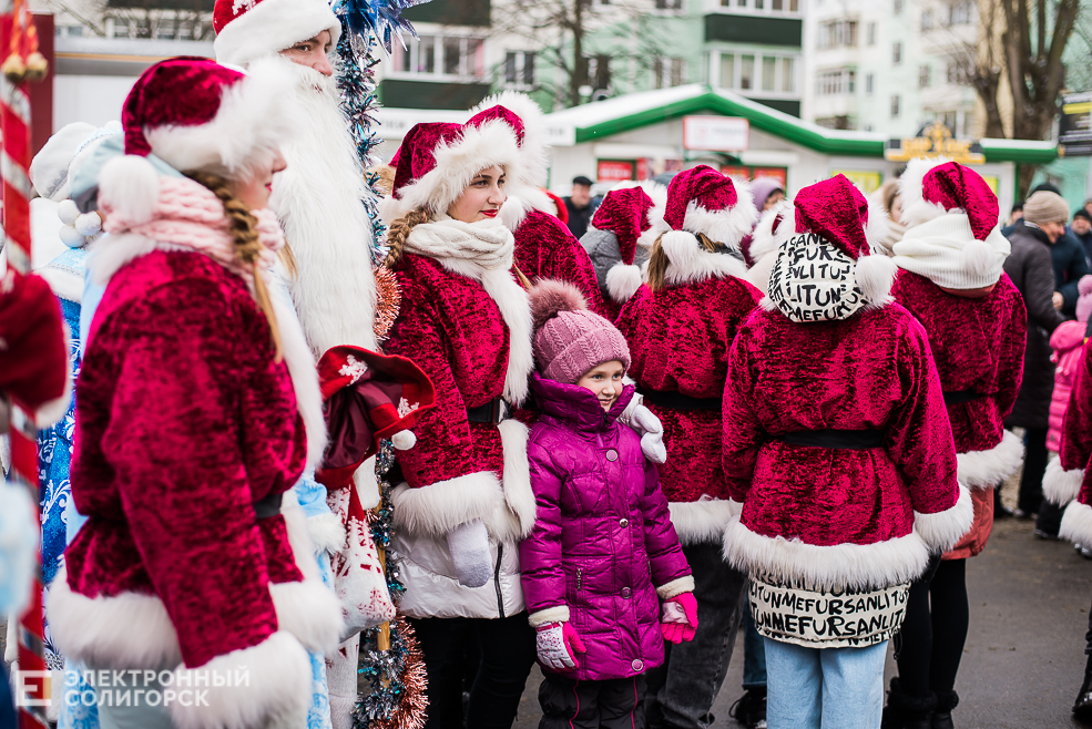 парад дедов морозов
