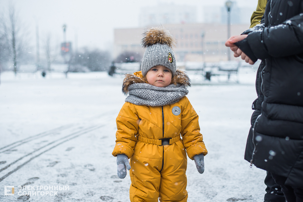 снежный город