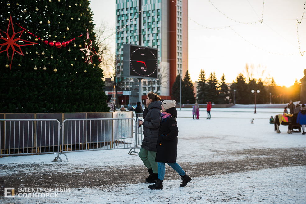 рождественский концерт на площади